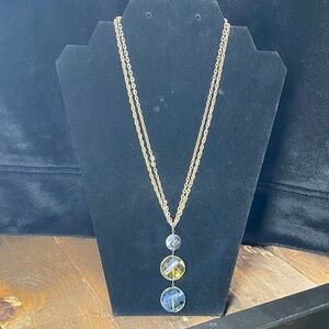 Repurposed Vintage Coro Chain Necklace With Vintage Pendant